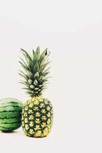 Pineapple tropical fruit watermelon photo
