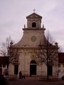 Mariastein Kloster St. Maria Basilika Front 1