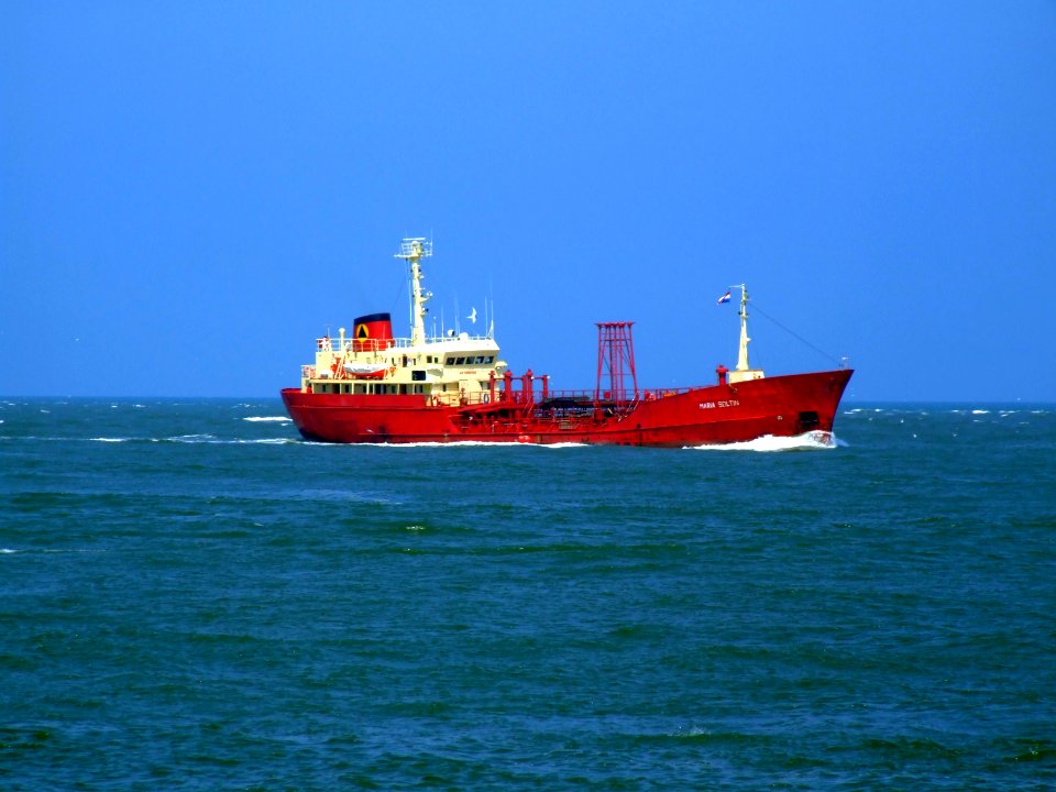 Maria Soltin p1 approaching Port of Rotterdam, Holland 03-Jun-2007
