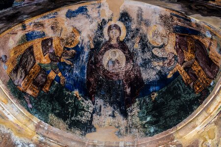 Painting byzantine cyprus photo