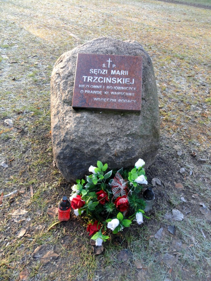 Maria Trzcińska głaz 2016