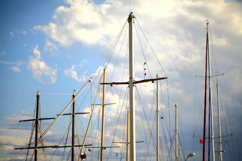 Beach peace sailboat