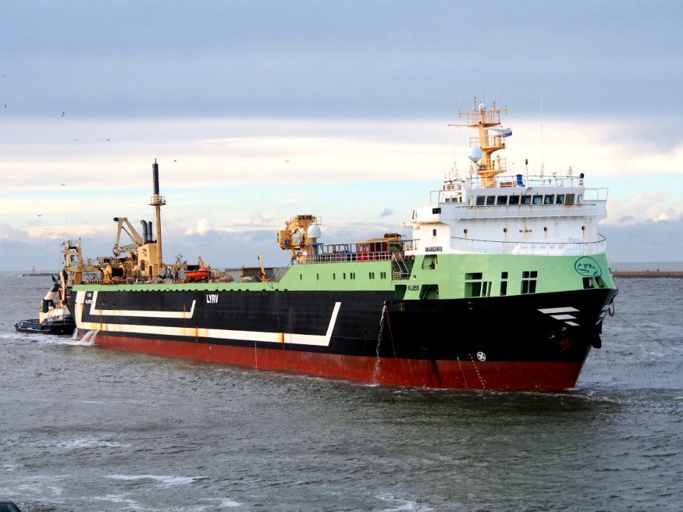 Margiris (ship, 1985) KL 749 Margiris Klaipeda IMO 8301187 into IJmuiden, Amsterdam harbor pic1