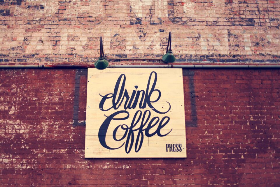 Coffee coffee shop vintage