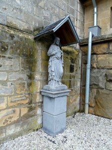 Margraten-Heilig Hartbeeld voor kerktoren (2)