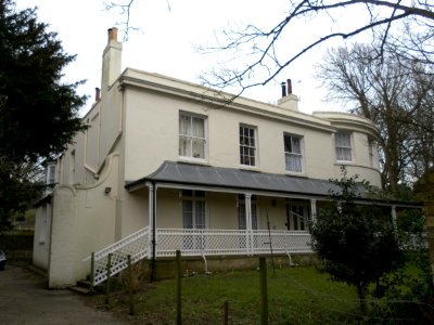 Manor Lodge, Locks Hill, Portslade (NHLE Code 1298642) (February 2013) (2)