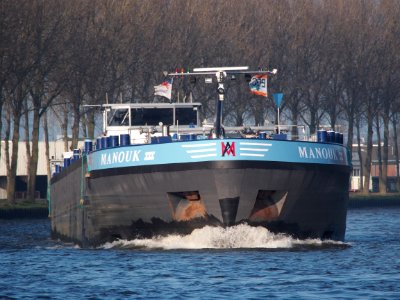 Manouk III, ENI 02332572 op het Amsterdam-Rijn kanaal, foto 2