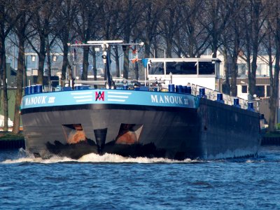 Manouk III, ENI 02332572 op het Amsterdam-Rijn kanaal, foto 1