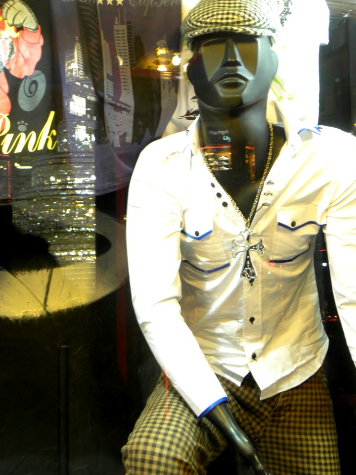Mannequin,Advertising and shop window,A clothing store in Nishapur 07