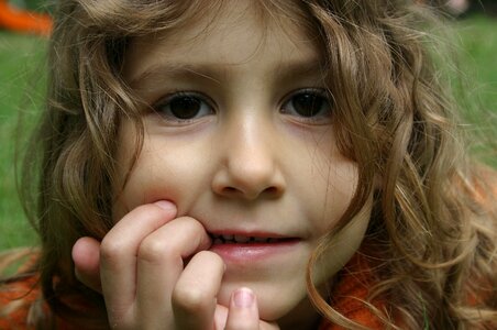 Girl child facial