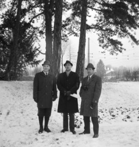 Mannen, bomen, sneeuw, Bestanddeelnr 253-5716