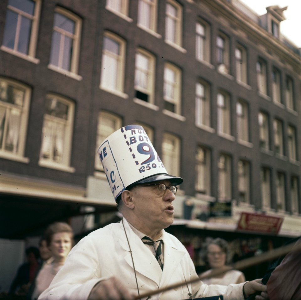 Mannen, hoeden, teksten, Bestanddeelnr 254-7329