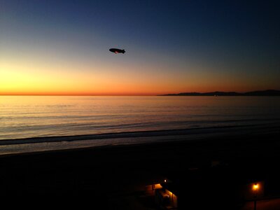 Sunset beach peaceful
