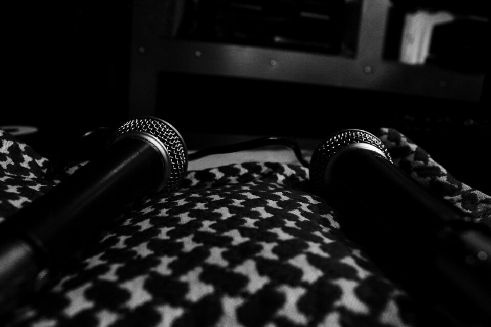 Sound studio broadcast