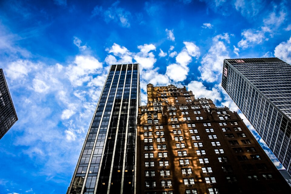 Business blue sky