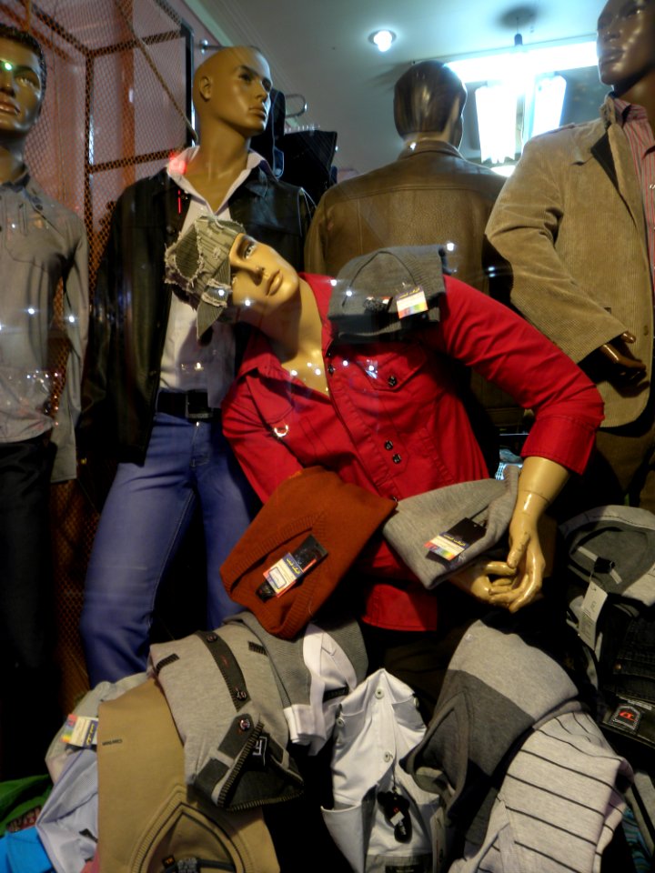 Mannequin,Advertising and shop window,A clothing store in Nishapur 16