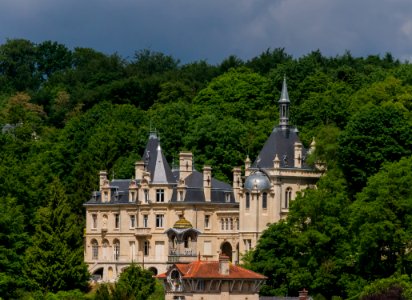 Manoir vu du Château de Pierrefonds Oise