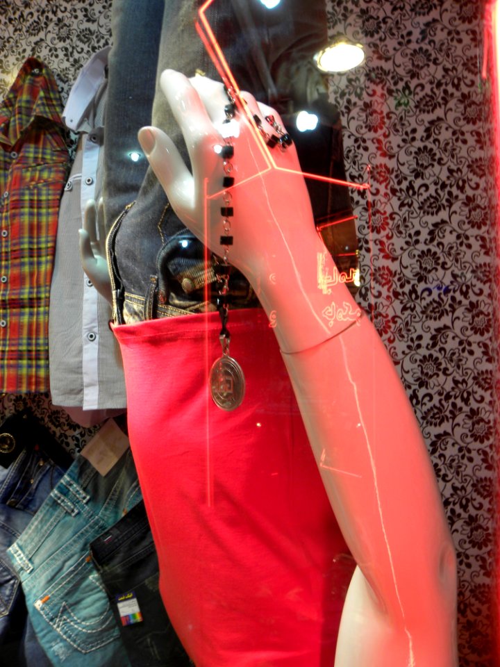 Mannequin,Advertising and shop window,A clothing store in Nishapur 15