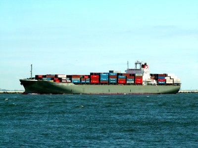 Manhattan Bridge p2, leaving Port of Rotterdam, Holland 08-Jul-2006