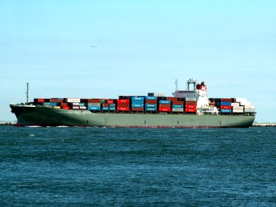 Manhattan Bridge p3, leaving Port of Rotterdam, Holland 08-Jul-2006