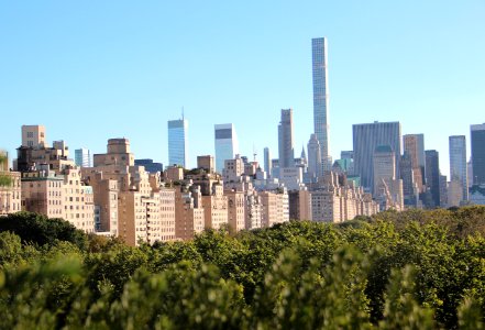 Manhattan skyline seen from Met Museum Roof, Oct 2017 photo