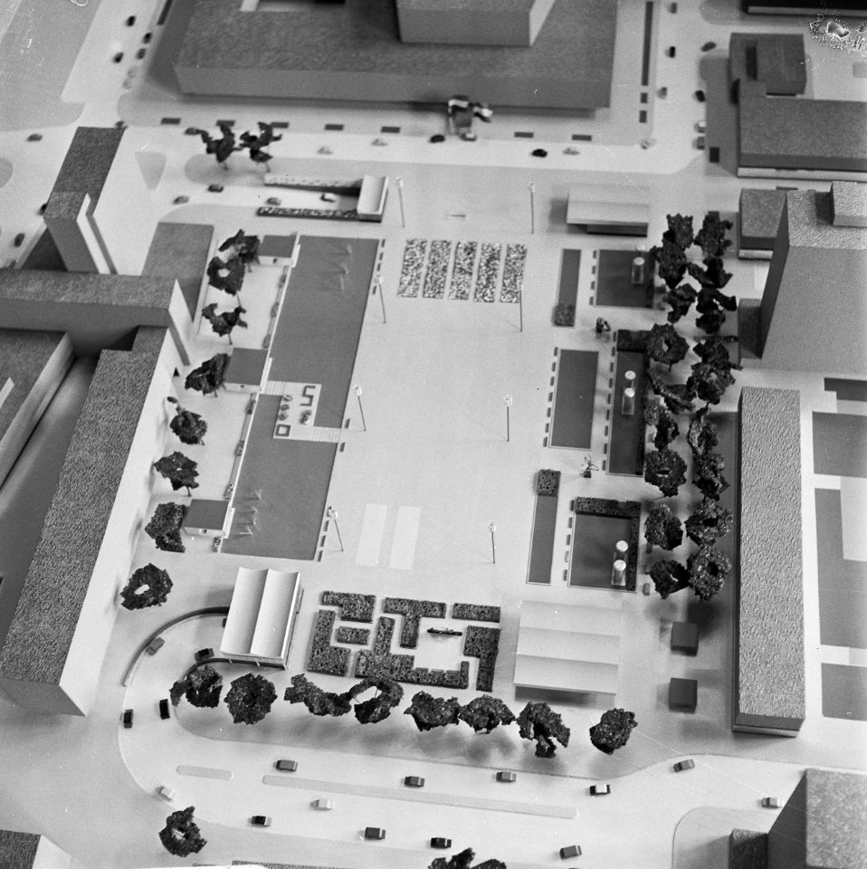 Maquette van het Schouwburgplein te Rotterdam, Bestanddeelnr 919-2166
