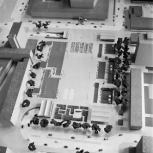 Maquette van het Schouwburgplein te Rotterdam, Bestanddeelnr 919-2166