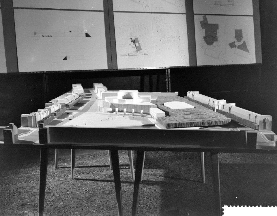 Maquette van het nieuwe operagebouw Amsterdam, Bestanddeelnr 912-3036