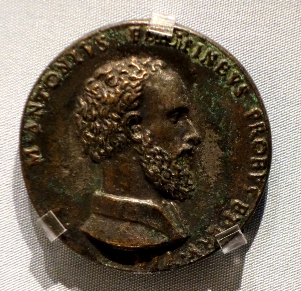Marcantonio Flaminio by Giulio della Torre, designed early 1500s - Chazen Museum of Art - DSC02122