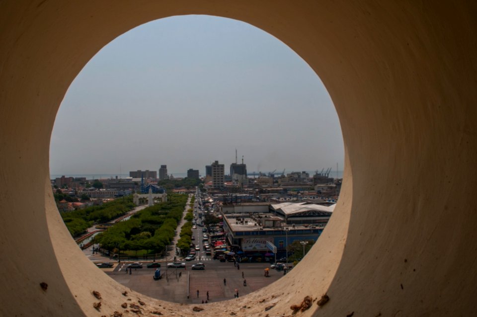 Maracaibo view from Chiquinquira Basilica Bell Tower
