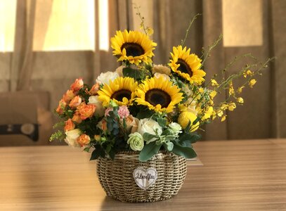 Sunflower flower arrangement flower