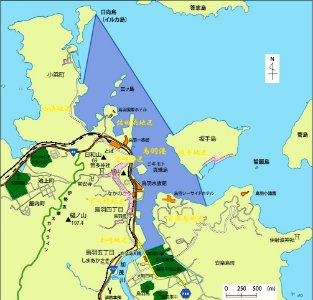 Map of Toba Port, Mie