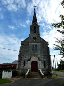 Maranwez (Ardennes) église, façade