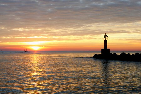 Sea sunset spain