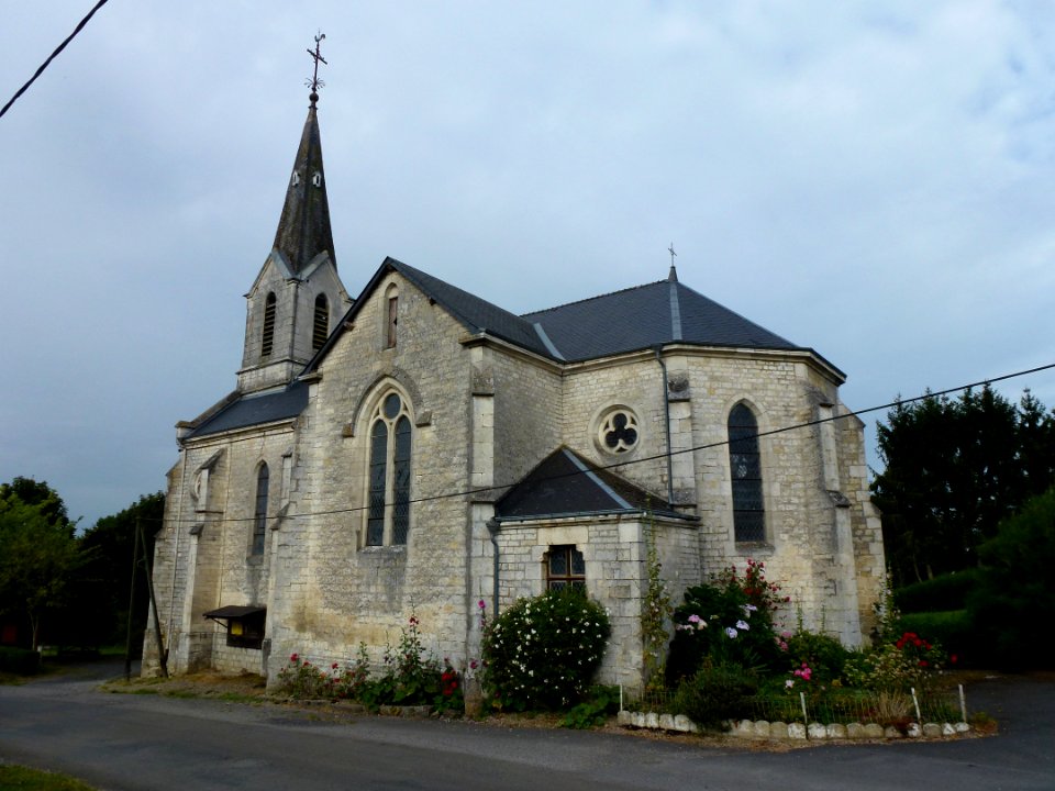 Maranwez (Ardennes) église, chevet