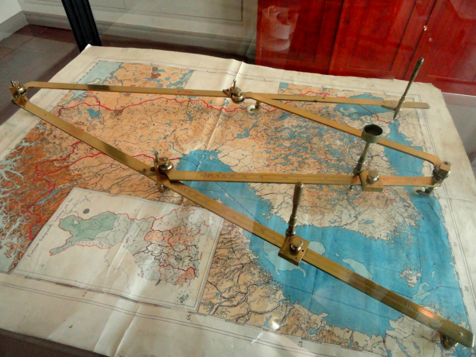 Map with pantograph - Arppeanum - DSC05171