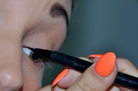 Female cosmetics woman