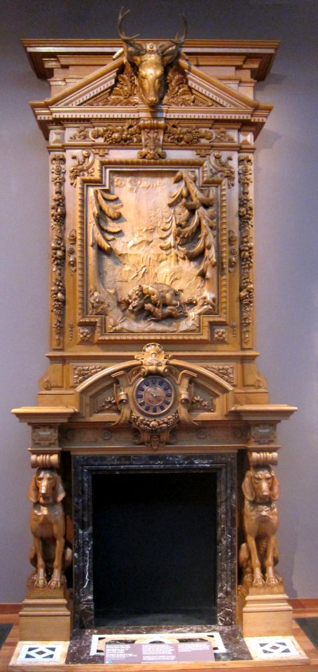 Mantelpiece for the Thurlow Lodge, Menlo Park, California