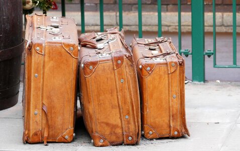 Suitcase trip baggage photo