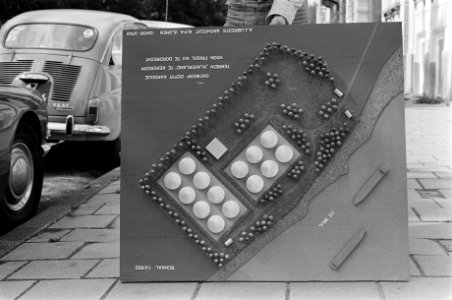 Maquette tankopslag, opdracht Gelderlander, Bestanddeelnr 927-2491