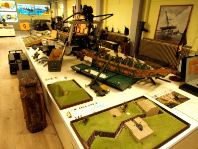 Maquettes in het Geniemuseum, Vught