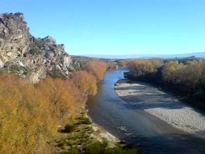 Manuherikia River Under Another Viaduct photo