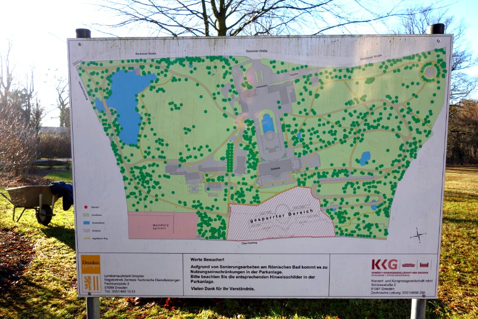 Map - Schloss Albrechtsberg - DSC09154