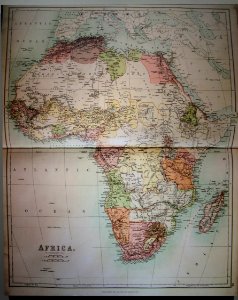 Map of Africa, fol. 36, Black's General Atlas of the World, Edinburgh, 1888 - Maps of Africa - Robert C. Williams Paper Museum - DSC00644