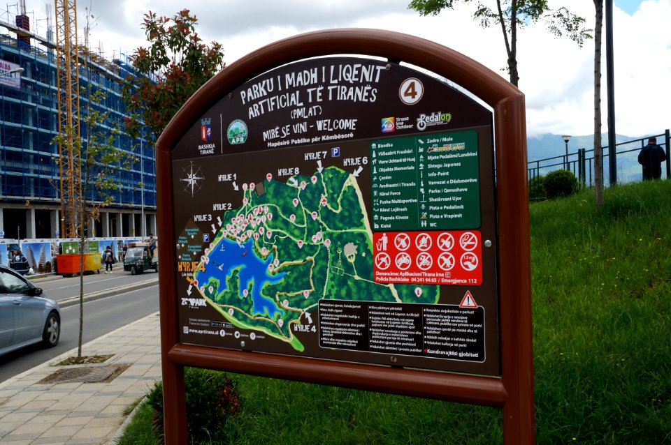 Map of Artificial Lake Park (OSCAL19 trip)