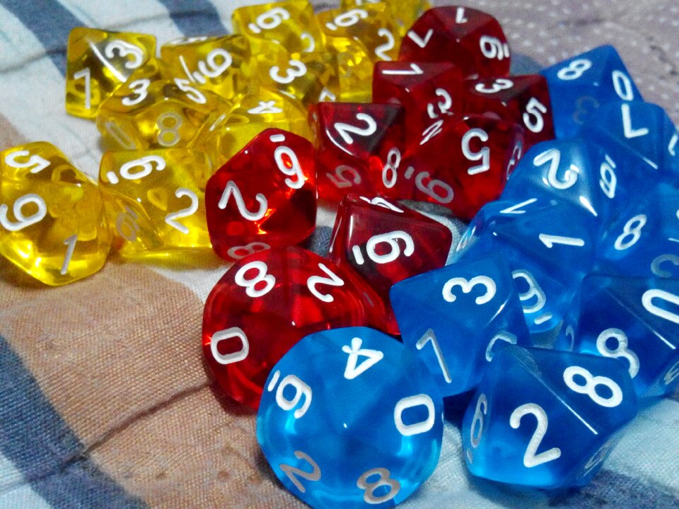 Colors luck game board