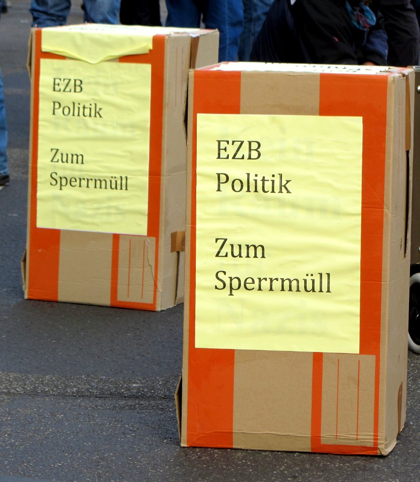 Müll für die EZB