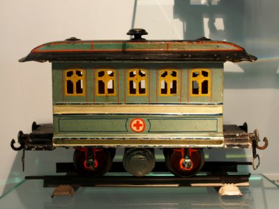 Märklin, Rode Kruiswagen, spoor 1 ca 1905