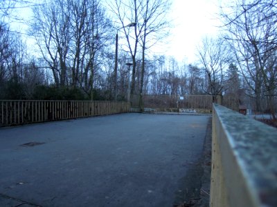 Mühlpleißenbrücke -Nutzfläche- in Markkleeberg Anfang März 2018