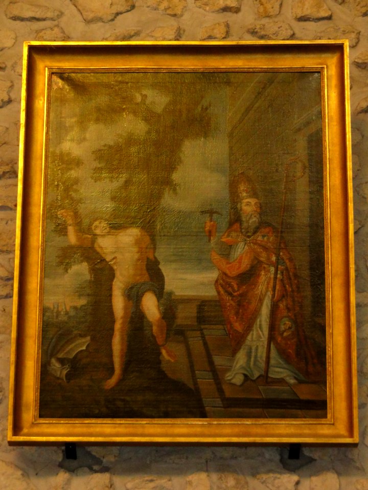 Méréville (Essonne) Église, tableau Saint Sébastien